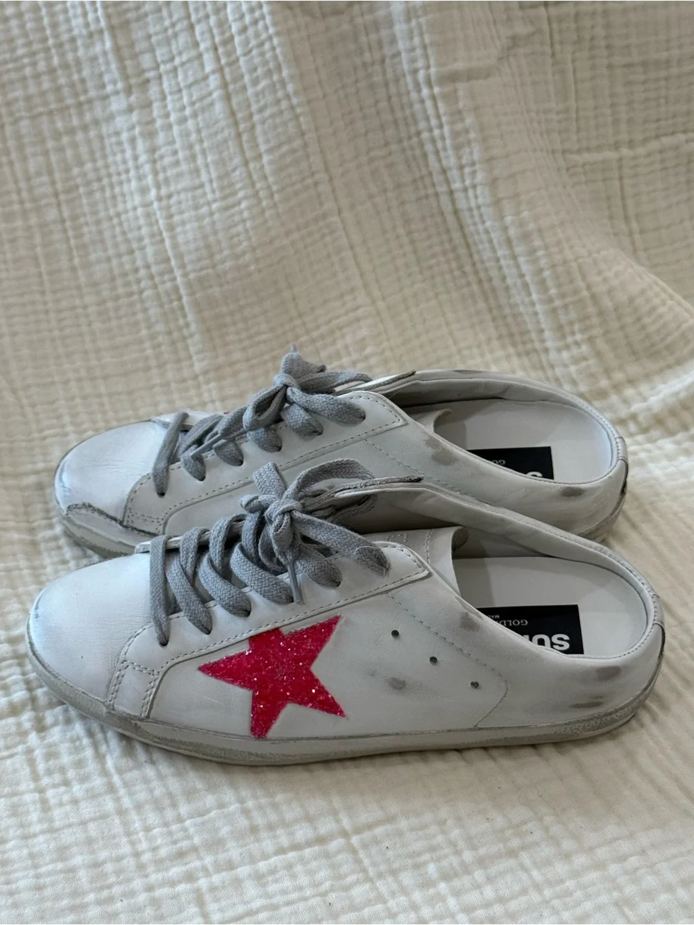 - NEW Golden Goose Sabot Leather Slide Sneakers BT - Picture 7 of 12